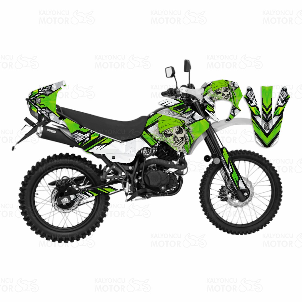 Mondial X-Treme Maxx 200 i Skull Design Sticker Set Mondial X-Treme Maxx 200 i Skull Design Sticker Set