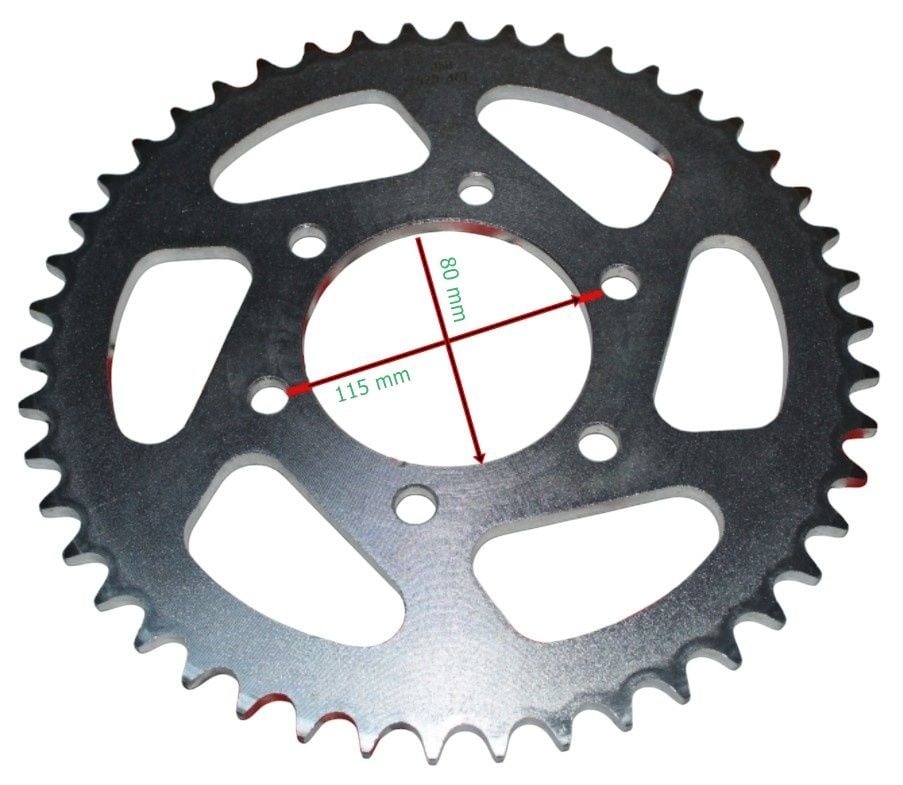 Cf Moto NK 650 Arka Zincir Teker Dişlisi 520*46T