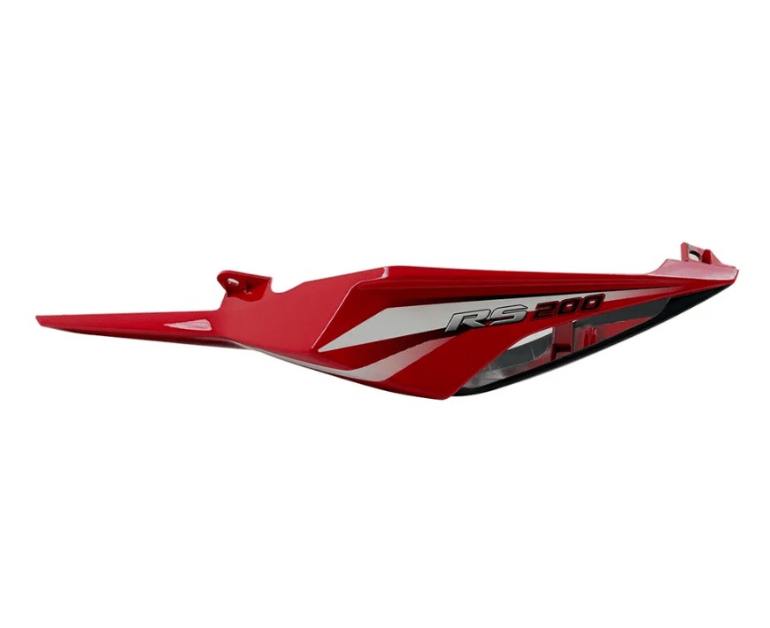 Bajaj Pulsar 200 RS Sele Altı Sol Kırmızı Panel Bajaj Pulsar 200 RS Sele Altı Sol Kırmızı Panel