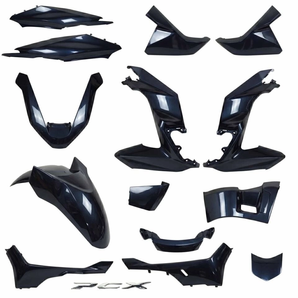 Honda PCX 125 DLX Kaporta Seti Lacivert (Koyu İnci Kül Mavisi) Honda PCX 125 DLX Kaporta Seti Lacivert (Koyu İnci Kül Mavisi)