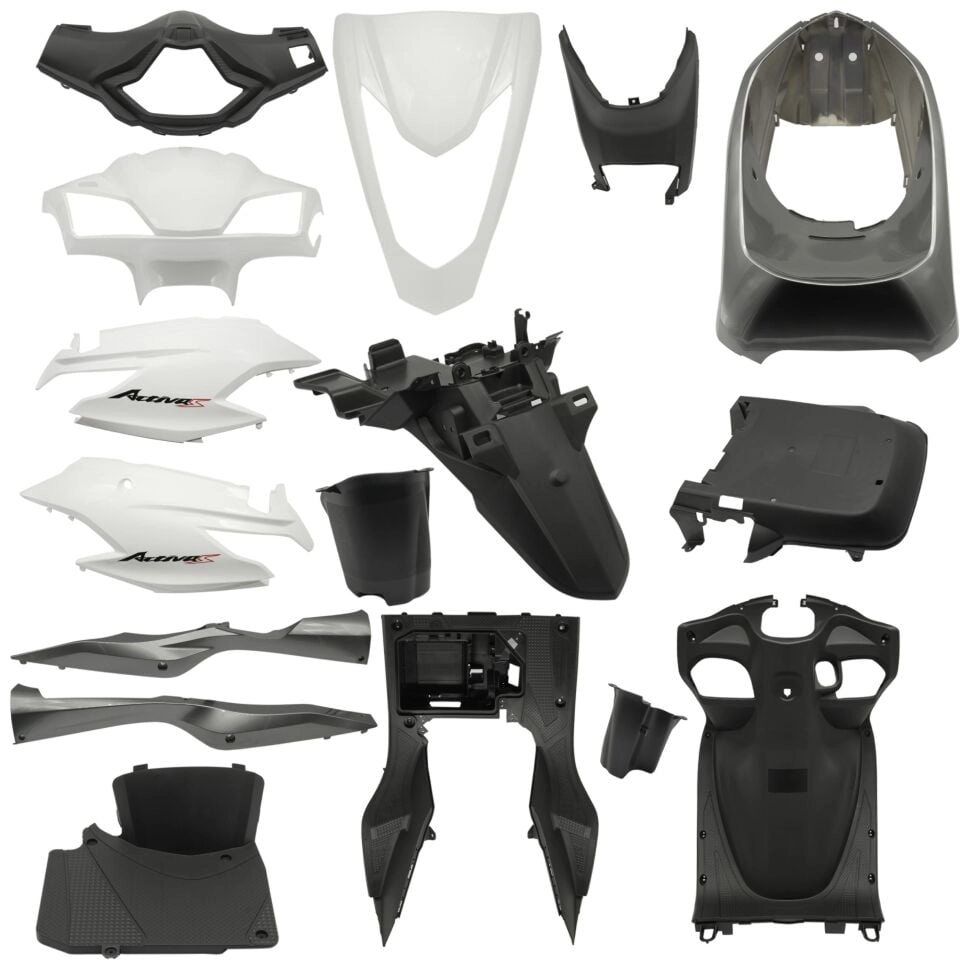 Honda Activa S Kaporta Set Beyaz (Eski Model) 16 Parça