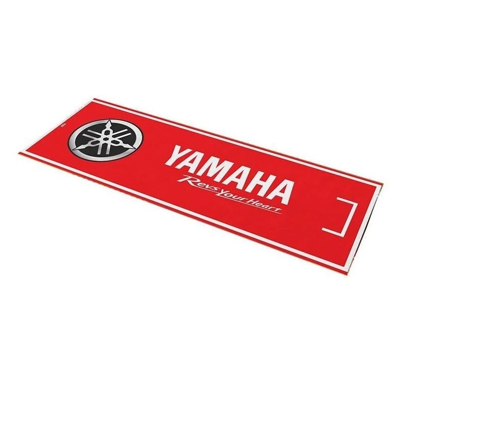 Yamaha Kırmızı Motosiklet Halısı Yamaha Kırmızı Motosiklet Halısı
