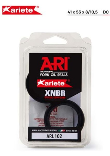 Ariete Arıete Kawasakı Er-6f / Er-6n Abs Ön Amortisör Yağ Keçesi (06/16) ARI.102 41X53X8/10,5 Çift Yaylı
