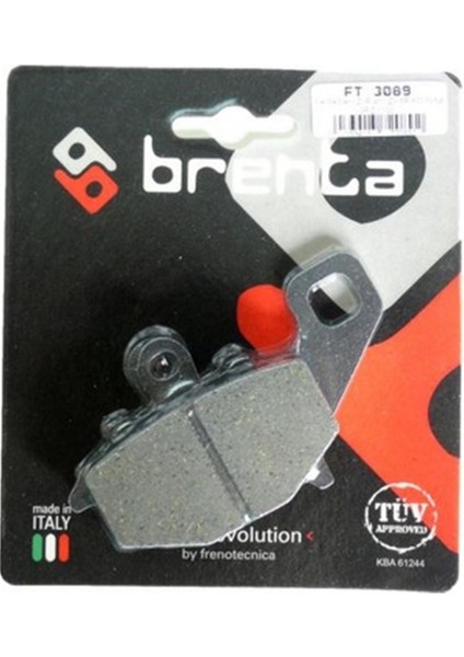 Brenta Kawasakı Z 1000cc 2003-2006 Arka Fren Balatası Brenta Organik