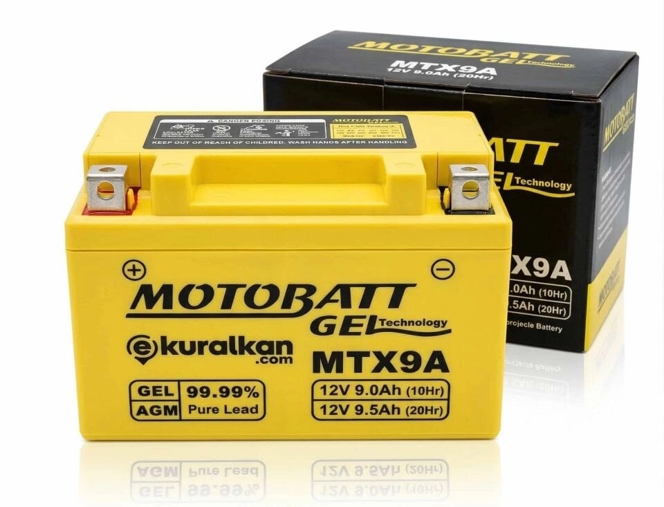 Honda Forza 250 Akü 2 Kutup 9 Ah 135 CCA