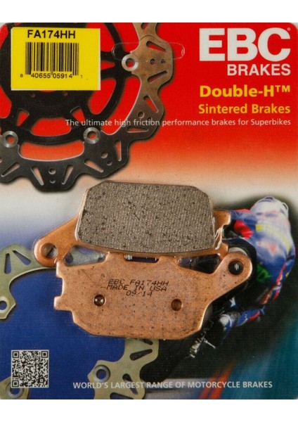 Ebc Kawasakı Z 750 2007-2012 Sinterli Arka Fren Balata