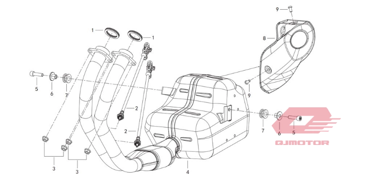 QJ SRK 400 RR EGZOZ KOMPLE QJ SRK 400 RR EGZOZ KOMPLE