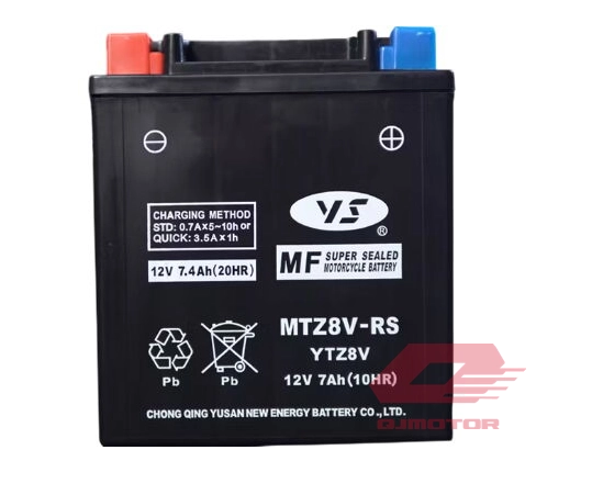 QJ SRK 125 R MTZ8V-RS YS AKÜ QJ SRK 125 R MTZ8V-RS YS AKÜ