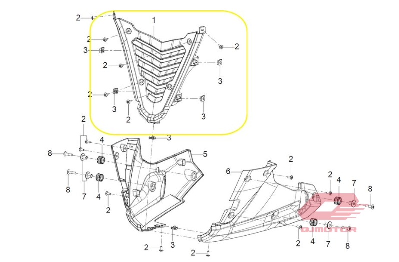 QJ SRK 125-R ALT SAKAL ORTA QJ SRK 125-R ALT SAKAL ORTA